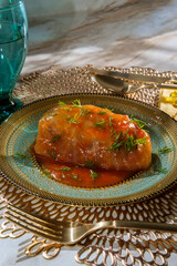 Polish Stuffed Cabbage Roll