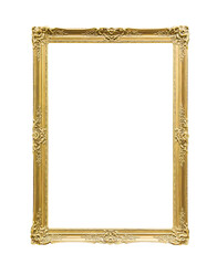 Rectangle decorative golden picture frame