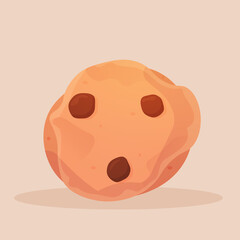 Isolated cookie icon