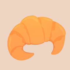 Isolated croisant icon