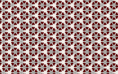 Valentine's day theme, red heart pattern on a background.