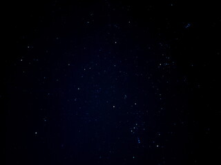 night starry sky, constellations in the sky, winter bright night without moon, black background
