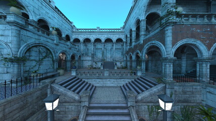 石造りの城 © tsuneomp