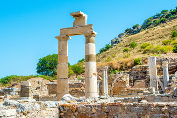 Ruins of an ancient Greek city Ephesus, Turkey