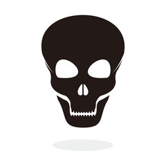 skull icon vector illustration sign