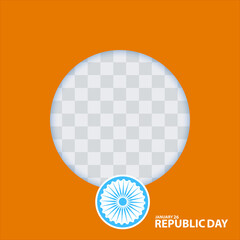 India Republic Day Celebration on January 26 , Indian national day Vector Illustration.