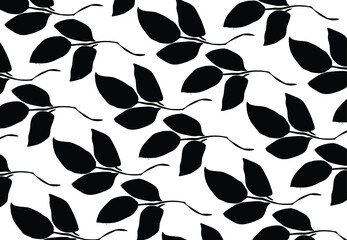 Indonesian batik motifs with very distinctive plant patterns