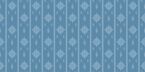 Decorative background wallpaper with blue shades. Seamless pattern, texture. Background image for your design