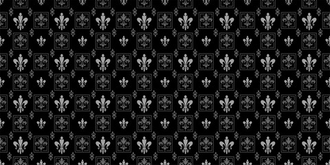 Black and white background wallpaper. Seamless pattern, texture. Background image for your design