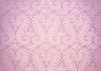 Pink Damask pattern background