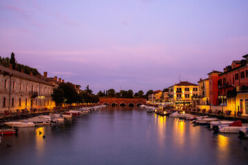 Festungsmauer, Peschiera del Garda, Venetien, Italien