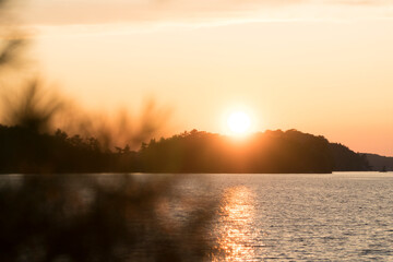 Lake sunset