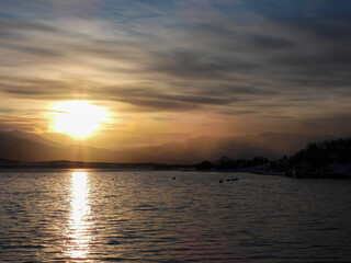 Naklejka premium Lyngen-Alpen, Troms og Finnmark, Norwegen