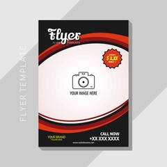 Illustration vector graphic of flyer template, perfect for flyer restaurant, flyer menu, restaurant menu, restaurant template, business, business template, cafe, menu, etc