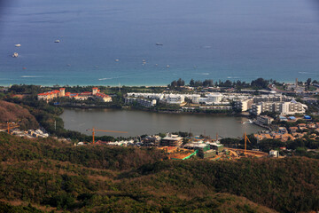 Fototapeta na wymiar Natural scenery of Yalong Bay, Sanya, Hainan, China