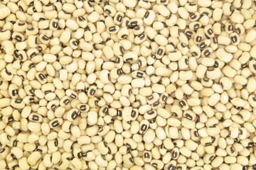 Black eyed beans as background