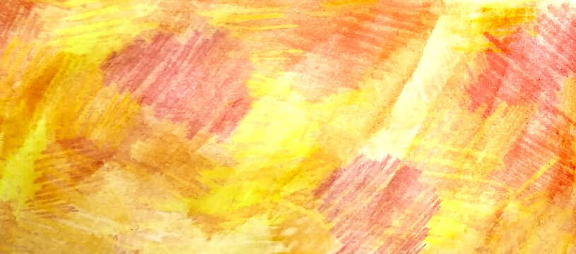Hand drawn watercolor pencil abstract background illustration