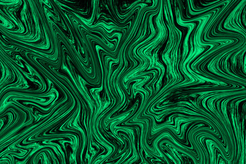 Green liquid marble background