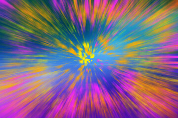 An abstract psychedelic burst background image.
