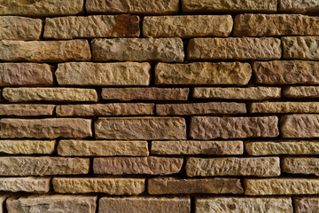 Pattern of classic stone wall texture.