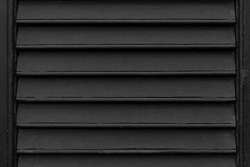 Shutter window Vintage black wood pattern and seamless background