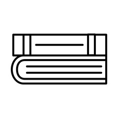 book on other book line style icon vector design