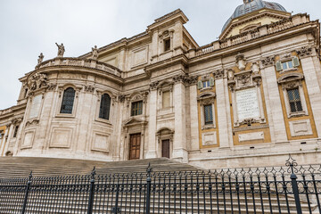 Fototapeta na wymiar Basilica of Saint Mary Major (Italian: Basilica di Santa Maria Maggiore) in Rome, Italy