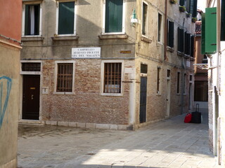 Venice buildings, streets and historical part of the city