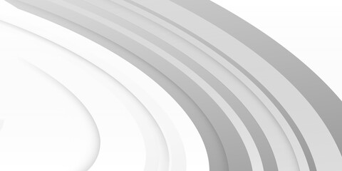 Technology banner design with white and grey arrows. Abstract geometric vector background. White abstract background vector. Grey white abstract background geometry shine and layer element vecto