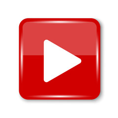 Button for web design. Play button icon vector illustration. Live button. Stock image. EPS 10.