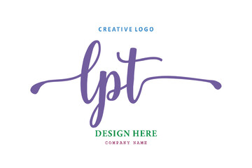 LP T lettering logo is simple, easy to understand and authoritative