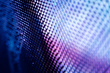 CloseUp LED blurred screen. LED soft focus background. abstract background ideal for design.