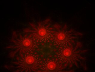 Imaginatory fractal background Image