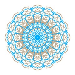 Decorative Vintage Design Element, mandala element. Hand draw lace ornament