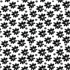 seamless flower with paisley pattern on   background