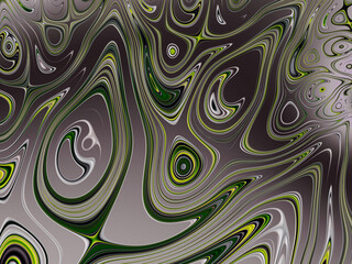 Green and Yellow Abstract Swirls. Great as a background