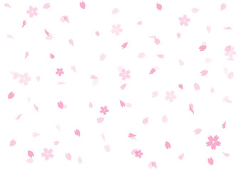 桜　桜吹雪　春　ピンク　アブストラクト　背景　壁紙