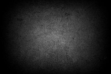 Old wall texture cement dark black gray  background abstract grey color design are light with white gradient background.