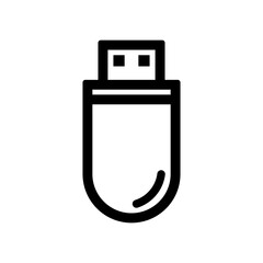 flash disk icon vector