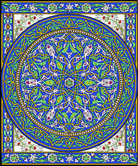 Traditional Turkish ornament seamless for your design. Floral Ornamental pattern. Iznik . Vector.