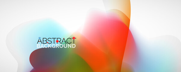 Fluid color gradient abstract background, trendy colorful wallpaper. Vector illustration for placards, brochures, posters, banners and covers