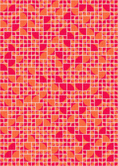 Abstract Geometric Pattern generative computational art illustration