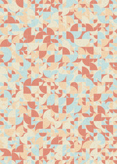 Abstract Geometric Pattern generative computational art illustration