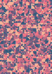 Abstract Geometric Pattern generative computational art illustration