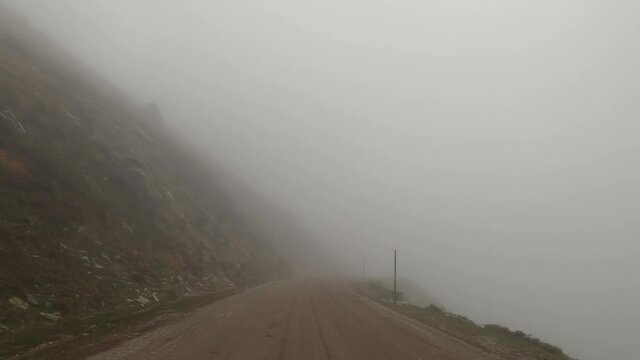 Driving Through Greece On The Euboea Island