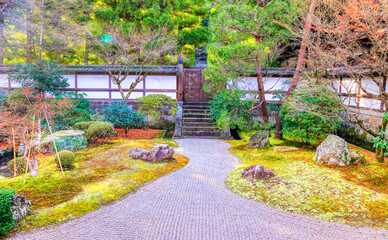 京都、泉涌寺の庭園