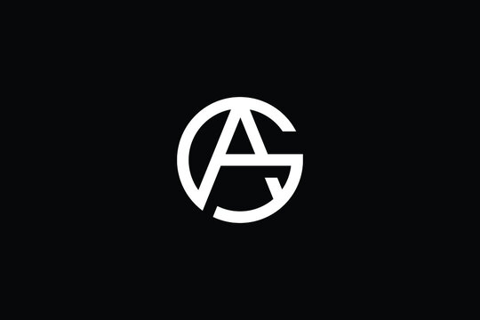 AG logo letter design on luxury background. GA logo monogram initials letter concept. AG icon logo design. GA elegant and Professional letter icon design on black background. AG GA