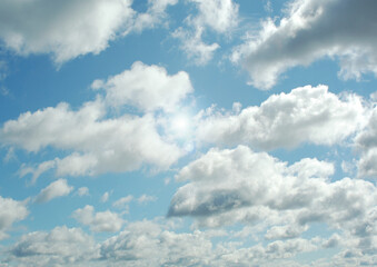 Cloudy sky background