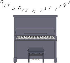 音楽を奏でるピアノ