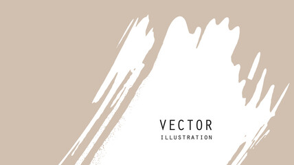 Abstract ink brush banners with grunge effect